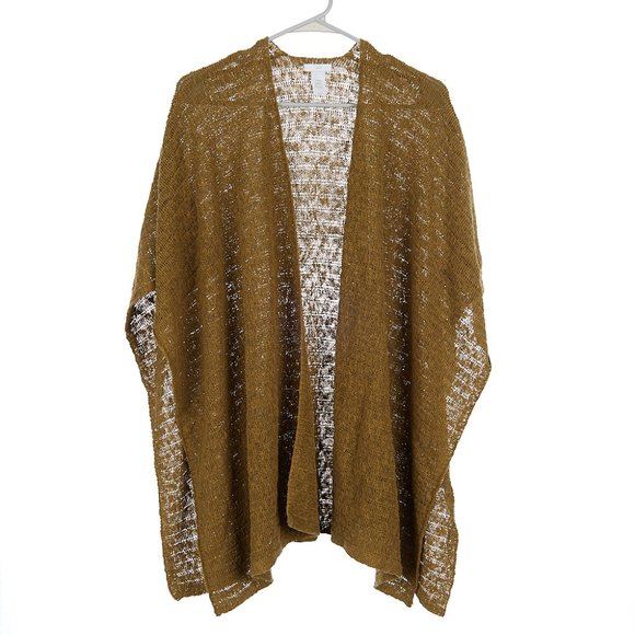 J. Jill Sweaters - J Jill Olive Khaki Knit Open Cardigan Women's One Size